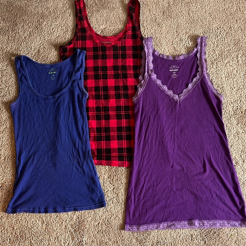 3 Size Large Tank Tops